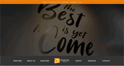 Desktop Screenshot of chaircitychurch.com